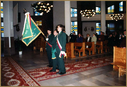 Archiwalne spotkanie członków Koła Łowieckiego Sarna w Olecku